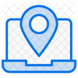 Laptop location Flag Icon