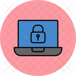 Laptop lock  Icon