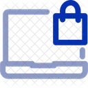 Laptop Lock Security Protection Icon
