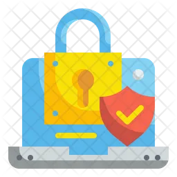Laptop Lock Security  Icon