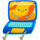 Laptop mascot  Icon