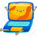 Laptop-Maskottchen  Icon