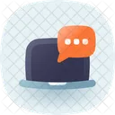 Laptop Message Icon