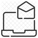 Laptop Message  Icon