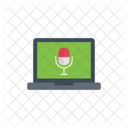 Laptop Microphone  Icon