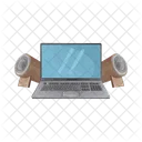 Laptop Computer Geschaft Icon