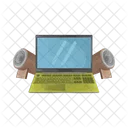 Laptop Computer Geschaft Icon