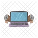 Laptop Computer Geschaft Icon