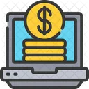 Laptop Money  Icon