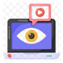 System Monitoring Laptop Monitoring Video Monitoring Icon