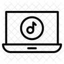 Laptop Music Icon