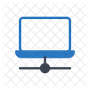 Laptop Computer Network Icon