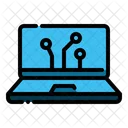 Laptop network  Symbol