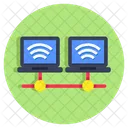 Laptop Network Laptop Connection Laptop Nodes Icon