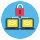 Laptop Network Security Laptop Network Protection Laptop Network Safety Icon