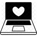 Laptop Notebook Coracao Amor Dia Dos Namorados Ícone