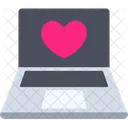 Laptop Notebook Heart  アイコン