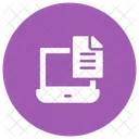 Laptop Notes Document File Icon