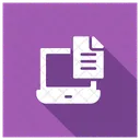 Laptop Notes Document File Icon