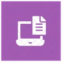 Laptop-Notizen  Symbol