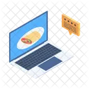 Laptop Online Order Icon