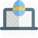 Laptop Ostern Symbol