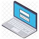 Laptop Password Pc Protection Laptop Security Icon