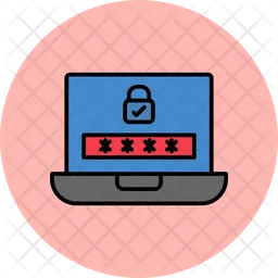 Laptop password  Icon