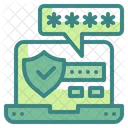 Laptop Password Password Login Icône