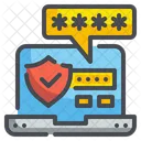 Laptop Password Password Login Icône