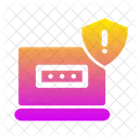 Laptop Password  Icon