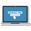 Laptop-Passwort  Symbol