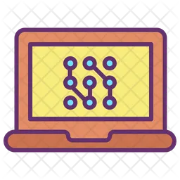 Laptop Pattern  Icon