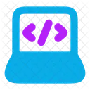 Laptop Programming  Icon