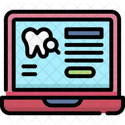 Laptop Research  Icon