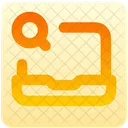 Laptop Search Alt Icon
