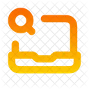 Laptop Search Alt Icon