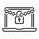 ノートパソコンのセキュリティ、ロック、画面 アイコン