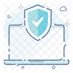 Laptop Security  Icon