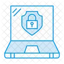 Laptop Security Shield Icon