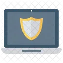 Laptop Shield Protection Icon