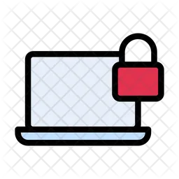 Laptop Security  Icon