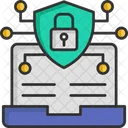 Laptop Security Laptop Protection Shield Icon
