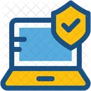 Laptop Security Protection Icon