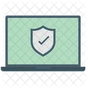 Laptop Notebook Shield Icon