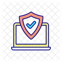 Laptop Security Computer Icon