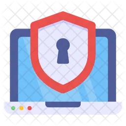 Laptop Security  Icon