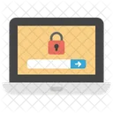 Laptop Security User Login System Password Icon
