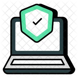 Laptop Security  Icon