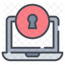 Laptop security  Icon